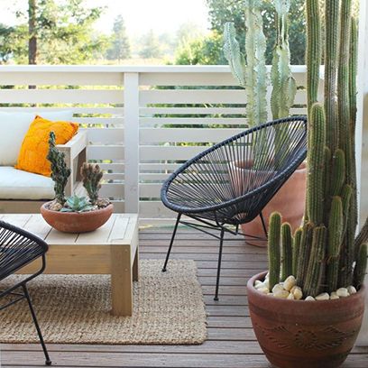 Balcony furniture – space saving and
  stylish