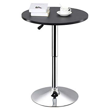 Amazon.com: Topeakmart Round Pub Table Bar Height Chairs Height