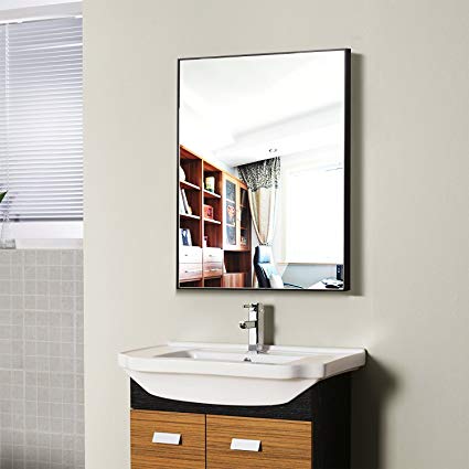 Amazon.com: Hans & Alice Large Rectangular Bathroom Mirror, Wall