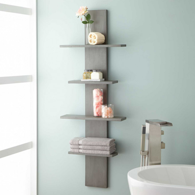 Wulan Hanging Bathroom Shelf - Four Shelves - Bathroom