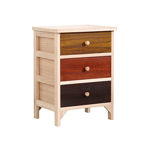 Amazon.com: XUE Bedside Table Solid Wood Bedside Cabinets Storage
