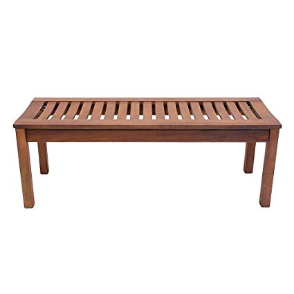 Amazon.com : Achla Designs Backless Bench, 4-Foot - OFB-08 : Outdoor