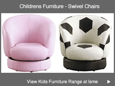 Childrens Seating Pink Swivel Chair, Kids Football Chairs, Tub Seat