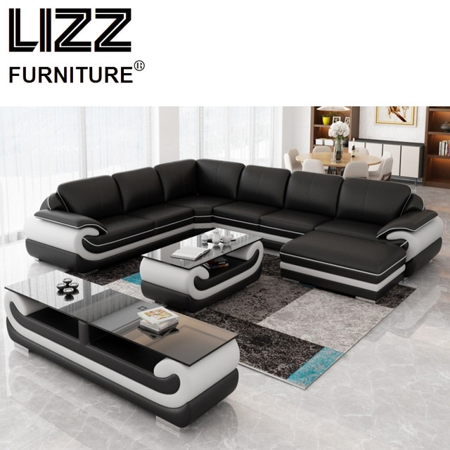 Corner Sofas Living Room Furniture Sets Miami Modern Leather Corner