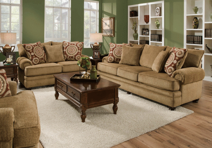 Arlington Twill Sofa Set | Cincinnati Overstock Warehouse