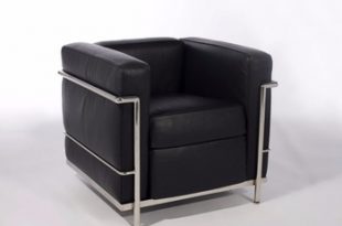 Designer Leather Chair / Mid Century Designer Armchair / Real Top