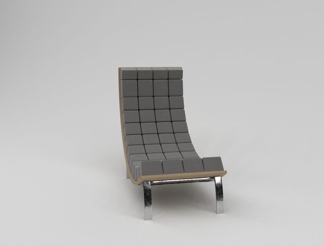 designer armchair fabric 3D model | CGTrader