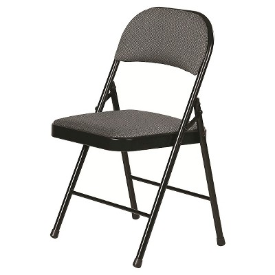 Folding Chair Rich Charcoal Gray - Plastic Dev Group : Target