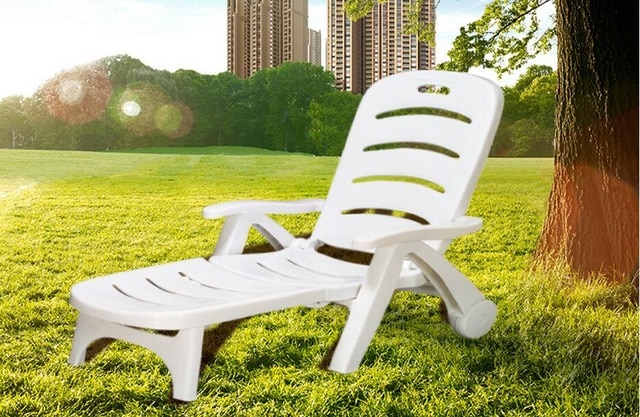 Garden chairs and sun loungers