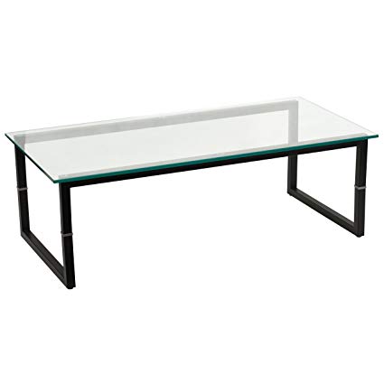 Amazon.com: My Friendly Office MFO Glass Coffee Table: Kitchen & Dining
