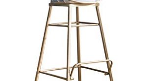 Amazon.com: Modern Barstools Chair with Backrest Footrest High Stool