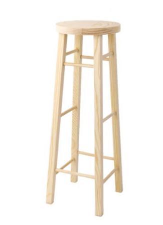 Wooden High Stool Chair Bar Furniture For 1, स्टूल - Rajtai
