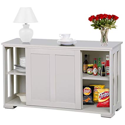 Amazon.com - go2buy Antique White Stackable Sideboard Buffet Storage