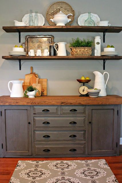 Our New BuffetBefore and After! | For the Home | Pinterest