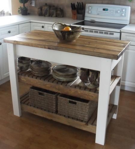 Make your own kitchen cart/island for $50 | DIY in 2019 | Diy