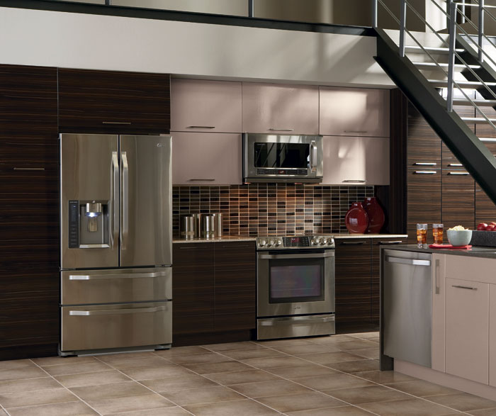 High Gloss Kitchen Cabinets in Thermofoil - Kitchen Craft