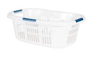 Amazon.com: Rubbermaid Hip Hugger Laundry Basket, Standard, White