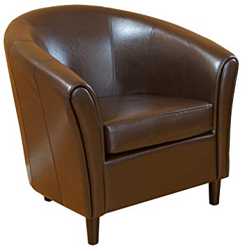 Amazon.com: Best-selling Napoli Brown Leather Chair: Kitchen & Dining