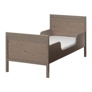 SUNDVIK Bed frame with slatted bed base IKEA// matching beds for the