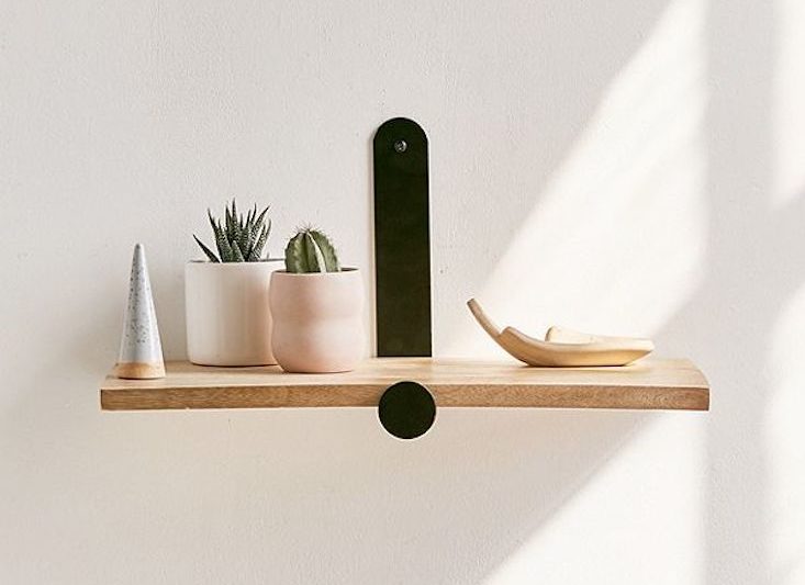 Affordable Modern Wall-Mounted Single Shelves from Urban Outfitters