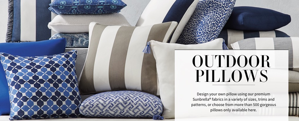 Outdoor Pillows All Weather | Frontgate