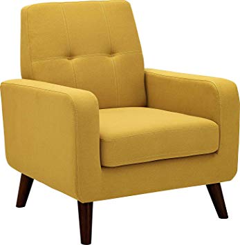 Amazon.com: Dazone Accent Chair Modern Armchair Upholstered Linen
