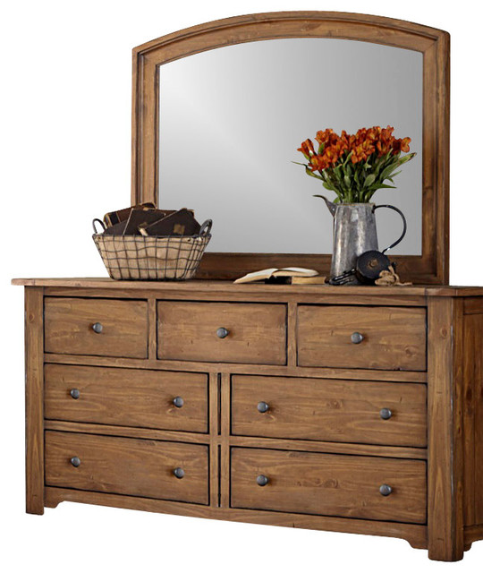 Solid Wood Chest Of Drawers For Storage, Light Natural Wood Dresser