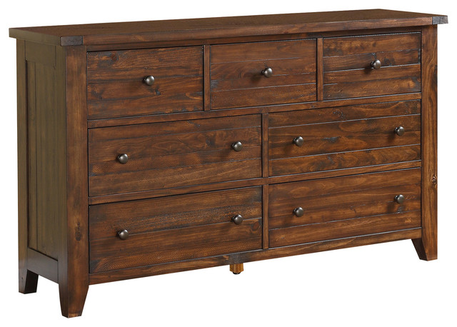 Cally Solid Wood Dresser - Rustic - Dressers - by Modus Furniture