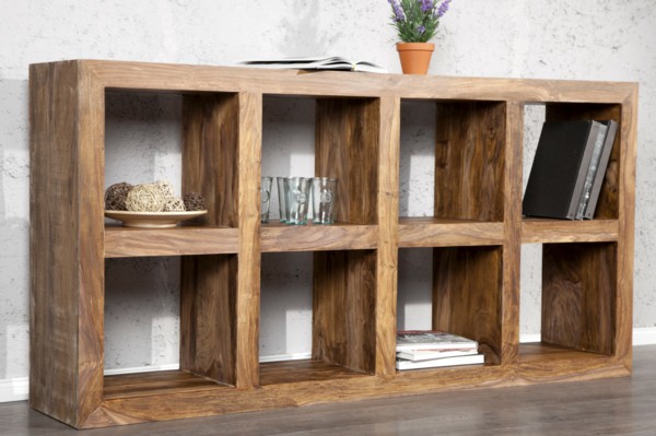 Solid wood shelves: Design by Nature!