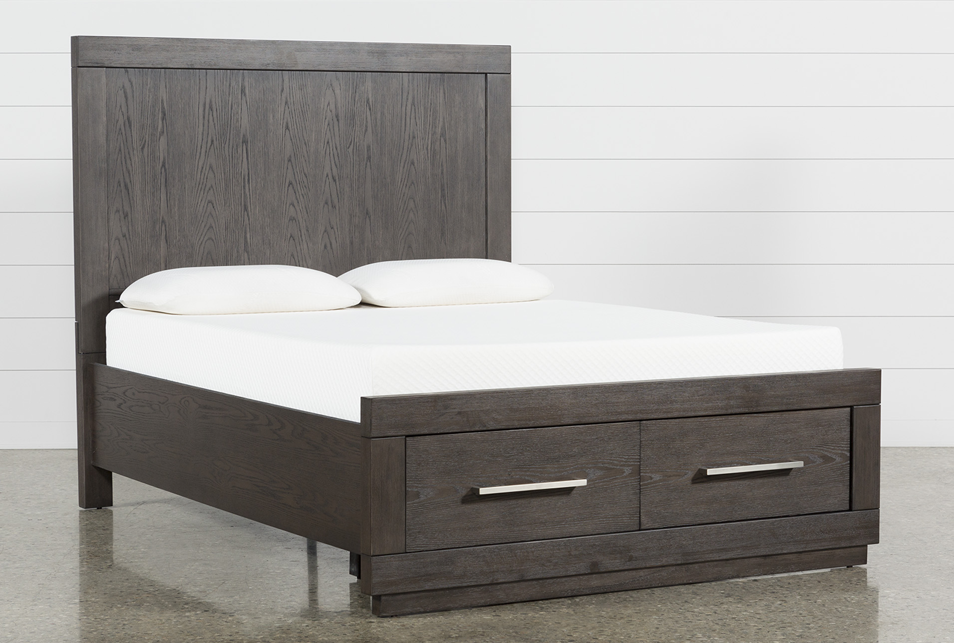 Helms Eastern King Panel Storage Bed | Living Spaces