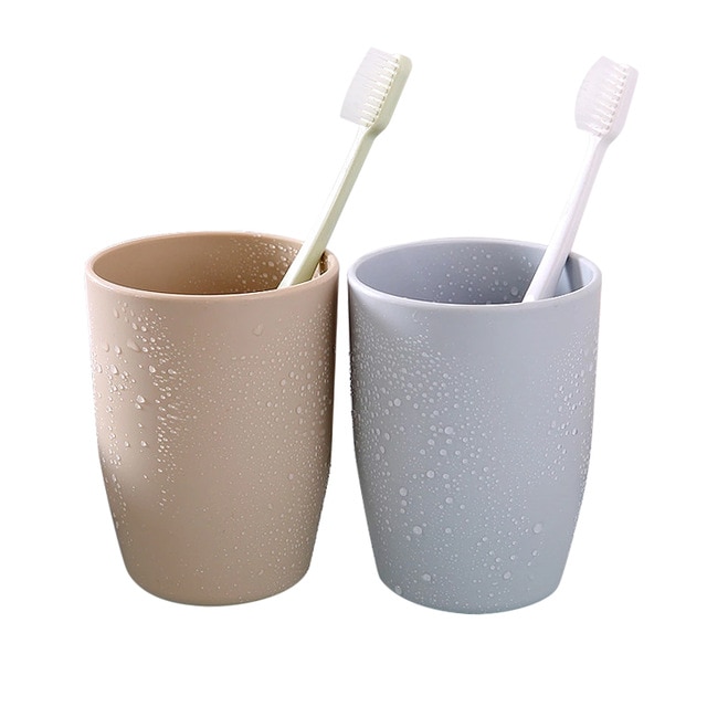 Eco friendly Thickening Toothbrush Cup Circular Mouthwash Cup