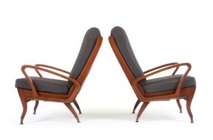 Two Wrightbilt 'TV' Armchairs - Mr. Bigglesworthy Designer Vintage