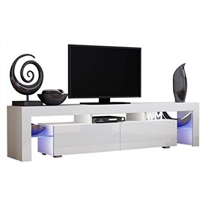 Amazon.com: Concept Muebles TV Stand Milano 200 / Modern LED TV