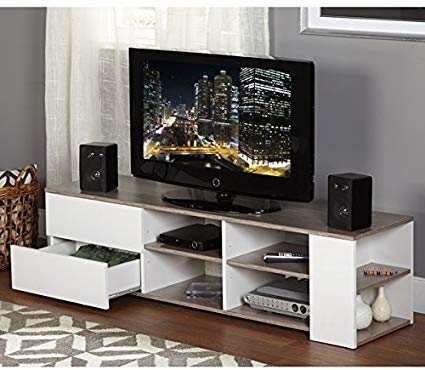 Amazon.com: Modern Tv Stands for Flat Screens White Entertainment