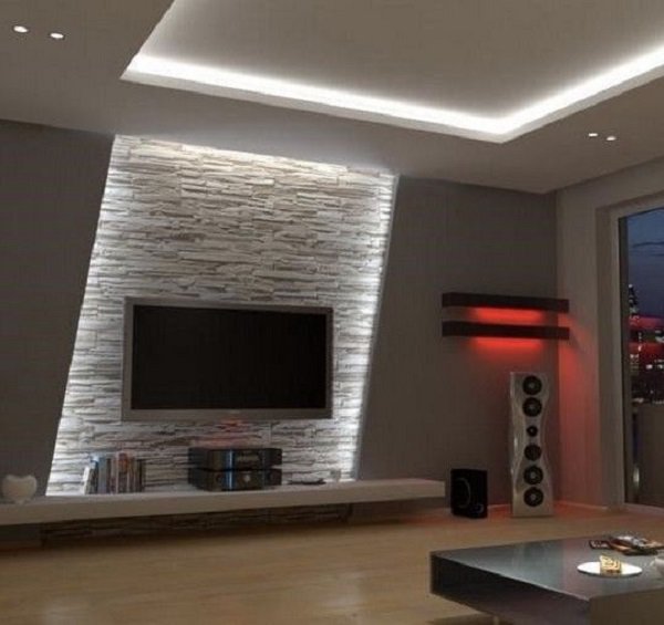 Show off the home cinema with a TV wall!