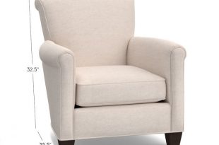 Irving Roll Arm Upholstered Armchair | Pottery Barn