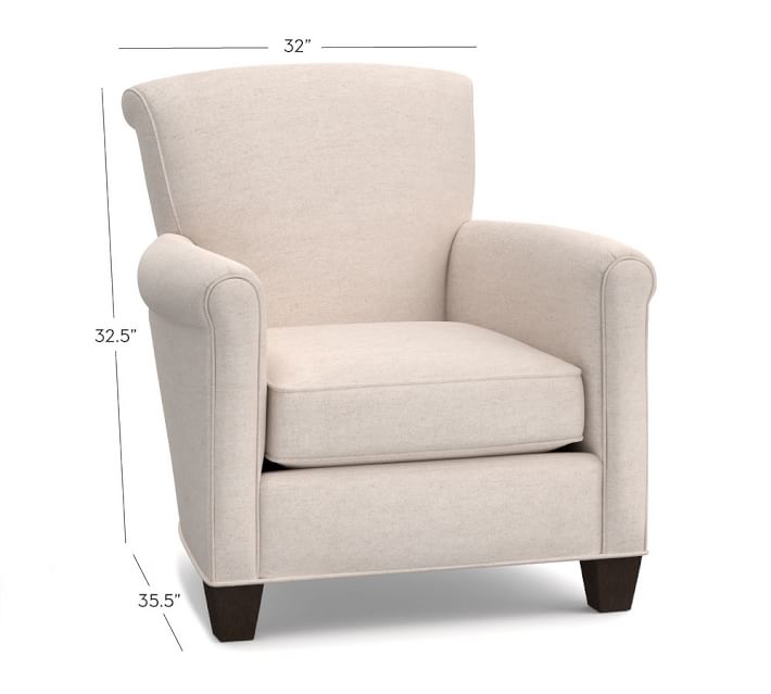 Upholstered armchair with comfort high 10!