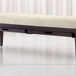 The upholstered bench: noble for every room