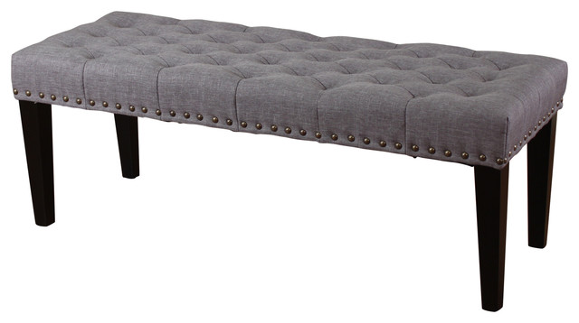 Sopri Upholstered Bench - Transitional - Upholstered Benches - by