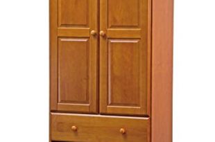 Amazon.com: New! 100% Solid Wood 32u201d-Combo Wardrobe/Armoire/Closet/3