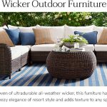 Wicker furniture: natural design in a sophisticated way