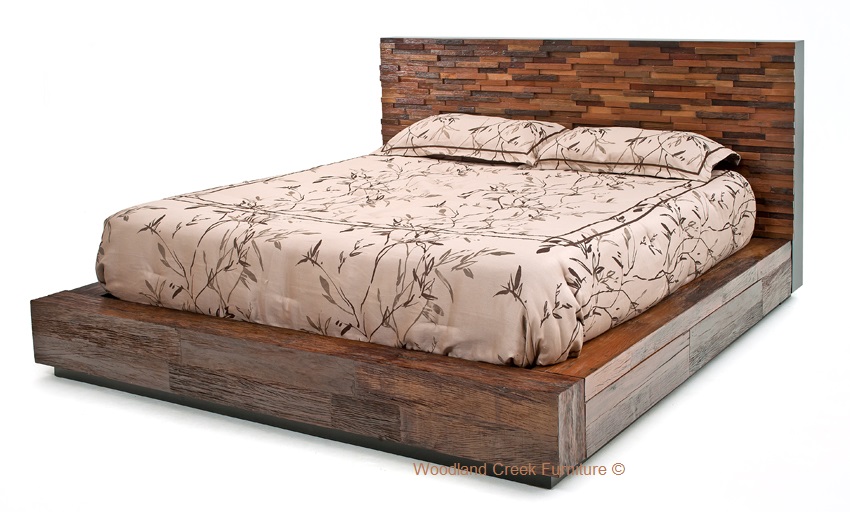 Environmentally Friendly Bed, Stacked Design, Platform