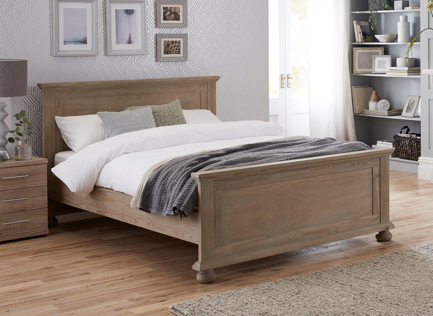 Jameson Natural Pine Wooden Bed Frame | Wooden Beds | Beds
