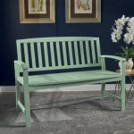 The wooden bench: Robust and comfortable