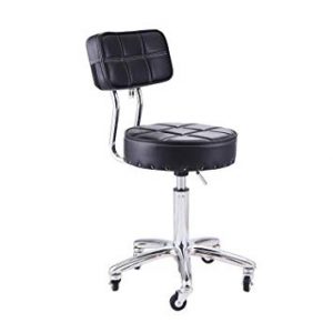 Amazon.com : Rfiver Small Swivel Massage Chair Spa Stool with Back