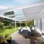 Awning for conservatory
