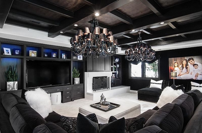 Black Living Room ideas