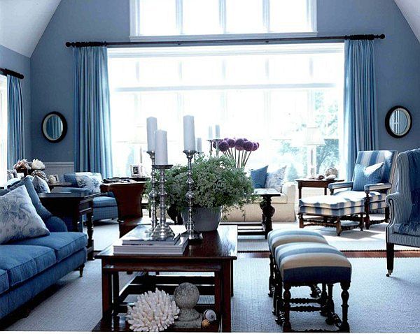 Blue Living Room