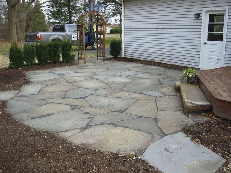 Design Outdoor Terrace With Natural Stone