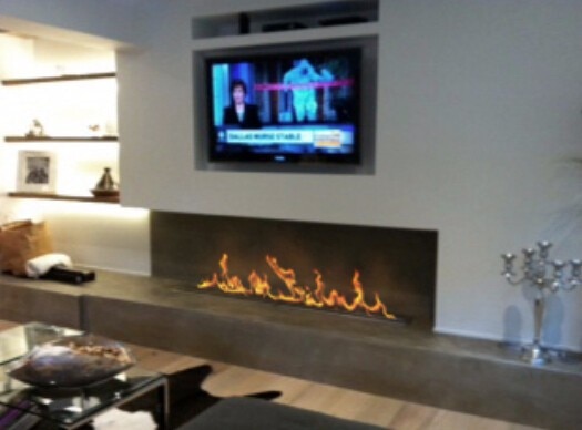 on sale 48 inch electrical remote control bio ethanol fireplace -in